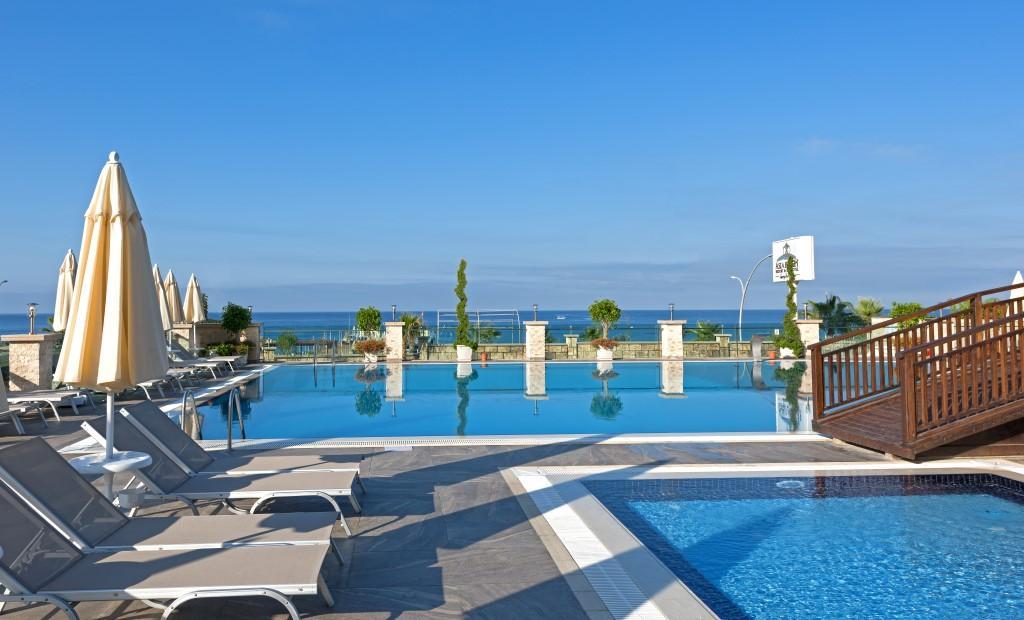 Asia Beach Resort & Spa Hotel Alanya Exterior foto