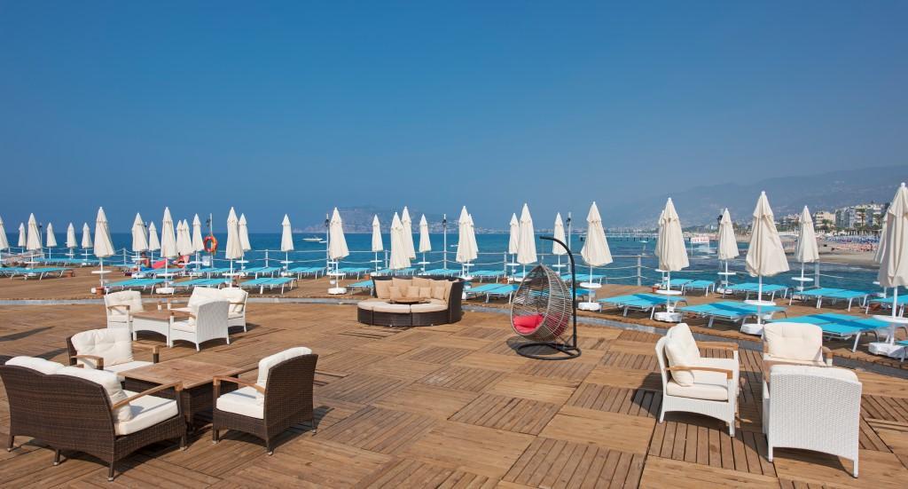 Asia Beach Resort & Spa Hotel Alanya Exterior foto