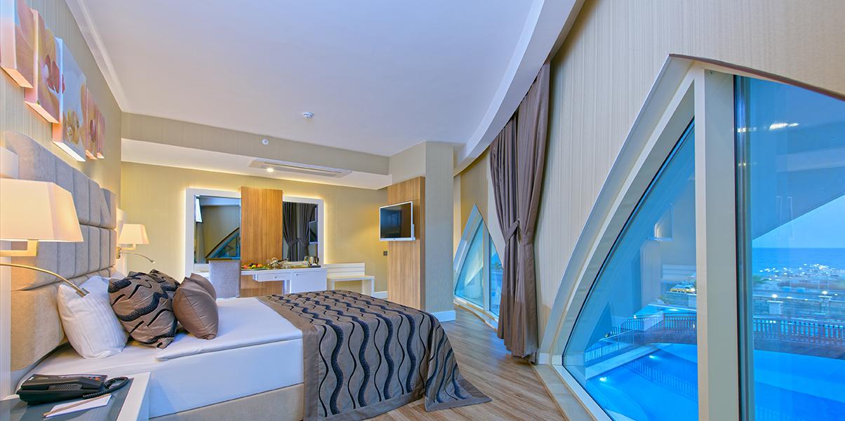 Asia Beach Resort & Spa Hotel Alanya Exterior foto