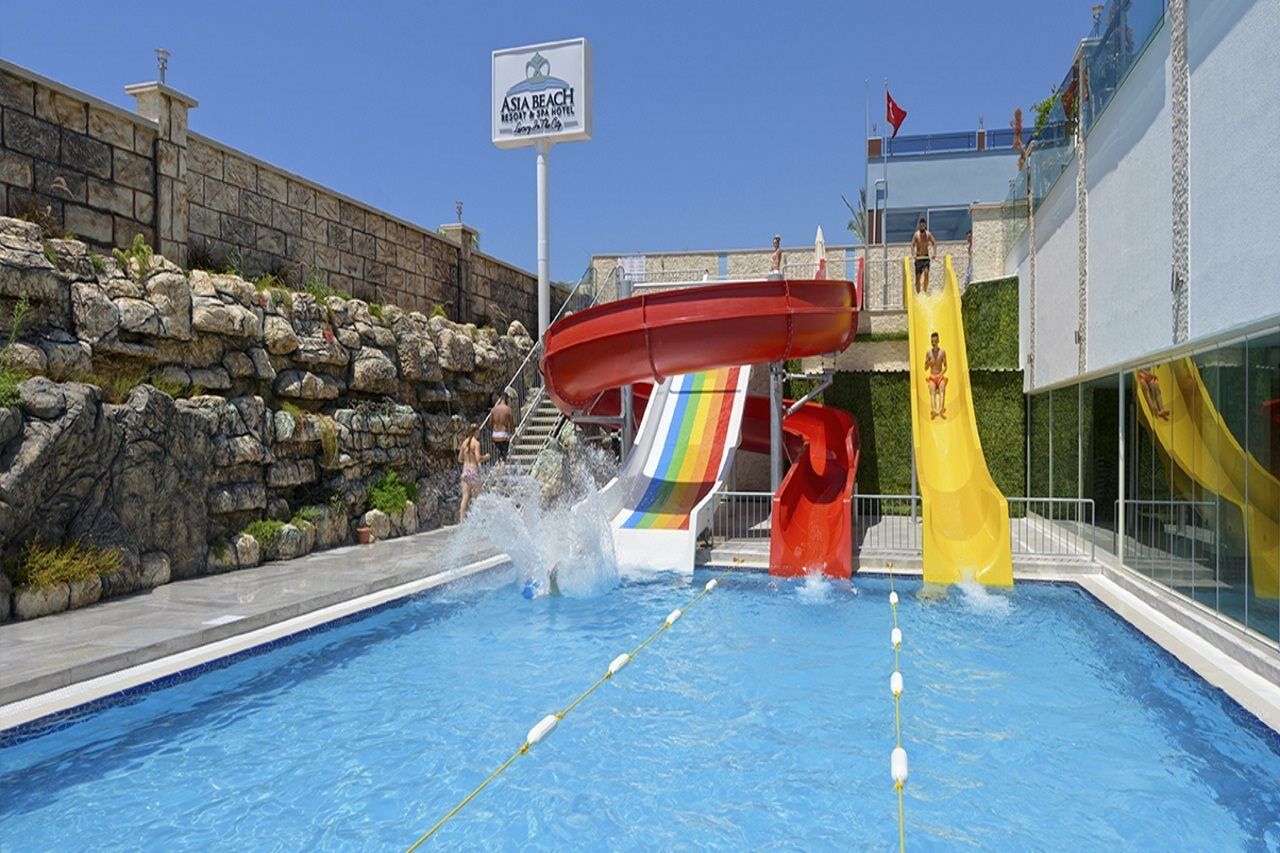 Asia Beach Resort & Spa Hotel Alanya Exterior foto